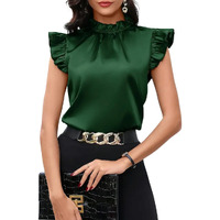 Indoprimo Satin Western Stylish Top For Women | Top For Office & Casual Wear