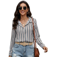 Indoprimo Women's Striped Casual Stylish Shirt | Striped Western Shirt For Women