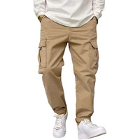 Dhruvi Trendz Men Cotton Cargo Pant (Dt-Tp-1056-L-Brown)