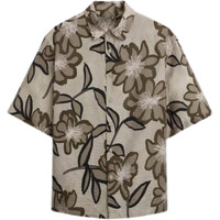 Dhruvi Trendz Men's Printed Shirt Regular Fit (Dt-Ms-6209_Brown 2Xl)