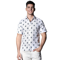 Dhruvi Trendz Men's Regular Fit Shirt (Dt-Ms-6045_White M)