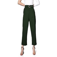 Dhruvi Trendz Men's Regular Trouser For Women (Dt-Tr777_Black_L)