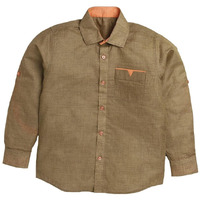 Jbn Creation Boy's Regular Fit Shirt (Jbnbsh008Gn_22_Olive