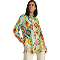 Dhruvi Trendz Women Rayon Top For Women Regular Fit Casual (Dt-W1737_Aquagreen_M)