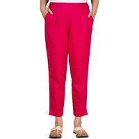 Digital Shopee Women's Regular Fit Casual Pants (Ds-Pre-Pink-Xxl