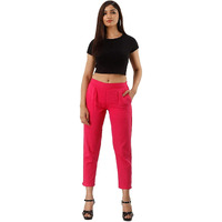 Digital Shopee Women's Regular Fit Ds-Pants-Ethnicwear-Pink-4