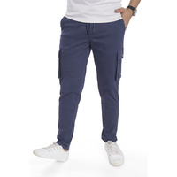 Divisive Men's Cotton Cargo Pants (Dcr107_36_R Blue)