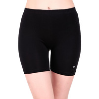 Xjarvis Lucia Shorts For Women Stretchable, Yoga Shorts Soft, Squat-Proof & Breathable, Cycling, Running For Skin Fit Tights & Gym Short, (Black, S)