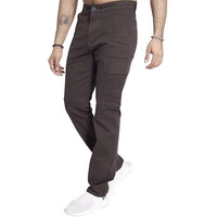 Divisive Men's Cotton Cargo Pants (Dcr159_34_Dark Brown)