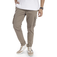 Divisive Men's Cotton Cargo Pants (Dcr104_38_Khaki)