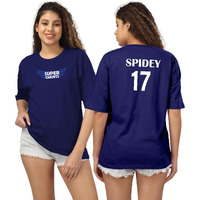 Shodox Bio-Washed Anti Bacterial 100% Pure Cotton Women's Oversized Asthetic Premium Printed T-Shirt | Cozy Soft, Less Wrinkles, Drop Shoulder, Korean Baggy Style Loose Fit Tees For Girls