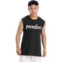 Shodox Men's 100% Cotton Tank Tops Round Neck Sleeveless Sports Loose Fit Vest (Pack Of 1)