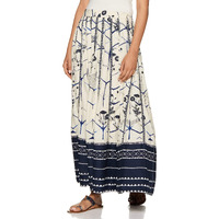 W For Woman Women's Maxi Skirt (17Au55290-50111_White_Ws_White_S)
