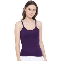 Rupa Women's Cotton Solid Regular Fit Camisole (201-5P_Multicoloured S)