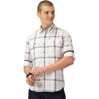 Thomas Scott Cotton Slim Fit Shirt White