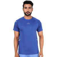 Rupa Colors Mens Playsure Dry Fit Raglan Sleeve Round Neck Activewear T-Shirt | 100% Polyester Fabric | Reflective Logo | Regular Fit