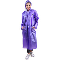 Rupa Rainsuit Women Waterproof Pvc Raincoat With Hood & Carry Bag | Lightweight Rainwear For Women With Front Zip | Solid Color | Standard Length | Pack Of 1