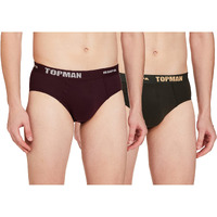 Rupa Men Modern Briefs (Pack Of 2), Assorted, 80 Cm