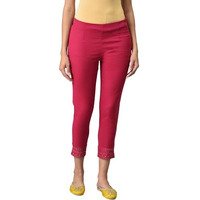 W Cotton Blend Strechable Slim Pants For Women | Cotton Blend Slim Pants For Women | Trousers For Women | W For Woman