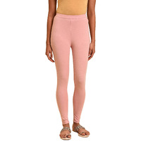 W For Woman Pink Cotton Jersey Lycra Tights_23Few60105-218840_L_Wl