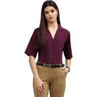Style Quotient Women Purple Formal Shirt