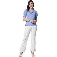 Style Quotient Women Polka Dot Tie-Up Casual Top