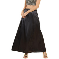 Soch Black Satin Petticoat