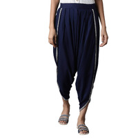 W Pure Cotton Strechable Draped Pants For Women | Pure Cotton Draped Pants For Women | Trousers For Women | W For Woman