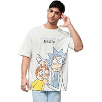 The Souled Store Official Minions: Stay Weird, Stay Happy Women Oversized Cropped T-Shirts