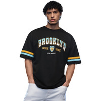 The Souled Store Official Looney Tunes: Bugs Bunny Boyfriend T-Shirts Black