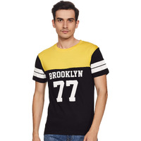 The Indian Garage Co Men's Slim T-Shirt (Tig/Aw20/T-Shirt-04-03_Black Small)