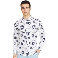 The Indian Garage Co Men's Regular Shirt (1120-Sh58-03_White Medium)