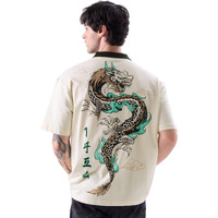 The Souled Store Original Furious Dragon Men Oversized Polos