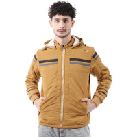 The Indian Garage Co Men's Slim Fit Jacket (0521-Jkt-95-06_Yellow 2Xl)