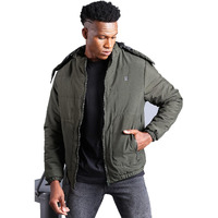 The Indian Garage Co Adult Men's Solid Slim Fit Jacket (0222-Jkt47-03_Green M)