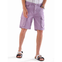 The Indian Garage Co Men G-505-Cargo Shorts Solid Mid-Rise Denim Cargo Shorts