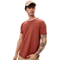 The Souled Store Rockstar Tee: Rusty Red Men And Boys Short Sleeves Round Neck Regular Fit Cotton T-Shirts
