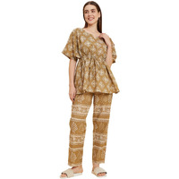 Sweet Dreams Women Printed Pyjama Set