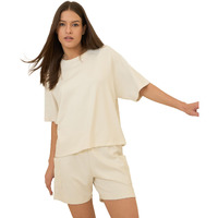 Sweet Dreams Women Oversized T-Shirt With Shorts | Soft Fabric Two-Piece Matching Lounge Set | Casual Stylish Night Wear Set | Relax Fit Sets| Simply Lazy Premium Comfort Collection