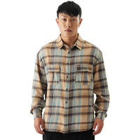 The Souled Store Plaid: Seaport Men And Boys Long Sleeve Button Front Regular Fit Utility Shirts