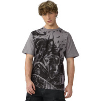 The Souled Store Batman: Define Me Men And Boys Short Sleeves Round Neck Grey Printed Regular Fit Cotton T-Shirts