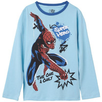 The Souled Store Official Spider-Man : One & Only Boys Round Neck Multicolor Color Blocked Cotton Full Sleeve T-Shirts