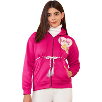 Pivl Women Magenta Jacket For Winter_M