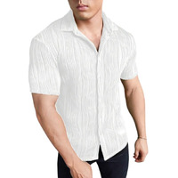 Pivl Men's Summer Shirt  Lightweight, Stylish & Breathable-White-Xl