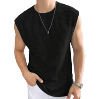 Pivl Men's Summer Sleeveless T-Shirt-2Xl-Black