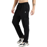 Pivl Cargo Style Solid Stylish Trackpant For Men's_Black-M|| Joggers For Mens || Summer Wear