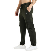 Pivl Cargo Style Solid Stylish Trackpant For Men's_Olive-Xl|| Joggers For Mens || Summer Wear