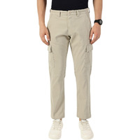 Thomas Scott Mens Smart Cargo Woven Trousers(Tsb082_Lightgrey_34)