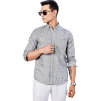 Thomas Scott Slim Fit | Button Down Collar | American Style Pocket | Long Sleeve | Shirts For Men (Available In Plus Size) Black