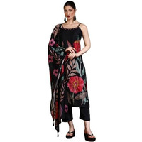 Varanga Bold Floral Printed Kurta With Trouser & Dupatta